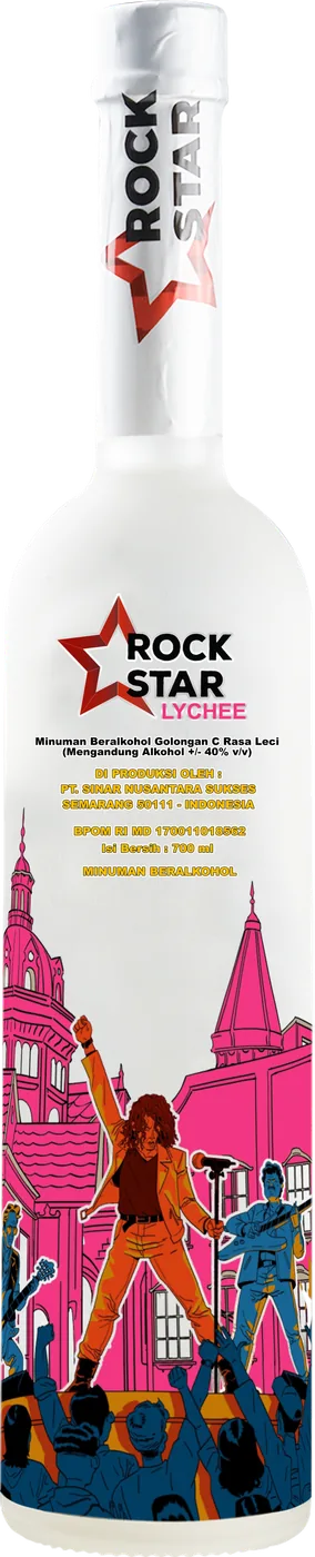 Botol Rockstar Lychee